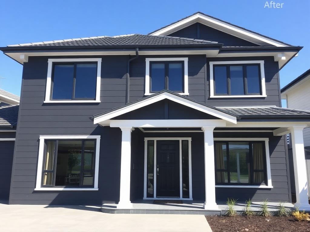 Exterior restoration after